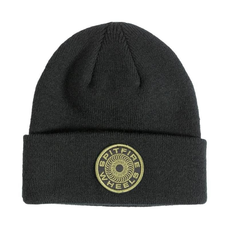 SPITFIRE - Classic 87' Swirl Patch Beanie Black