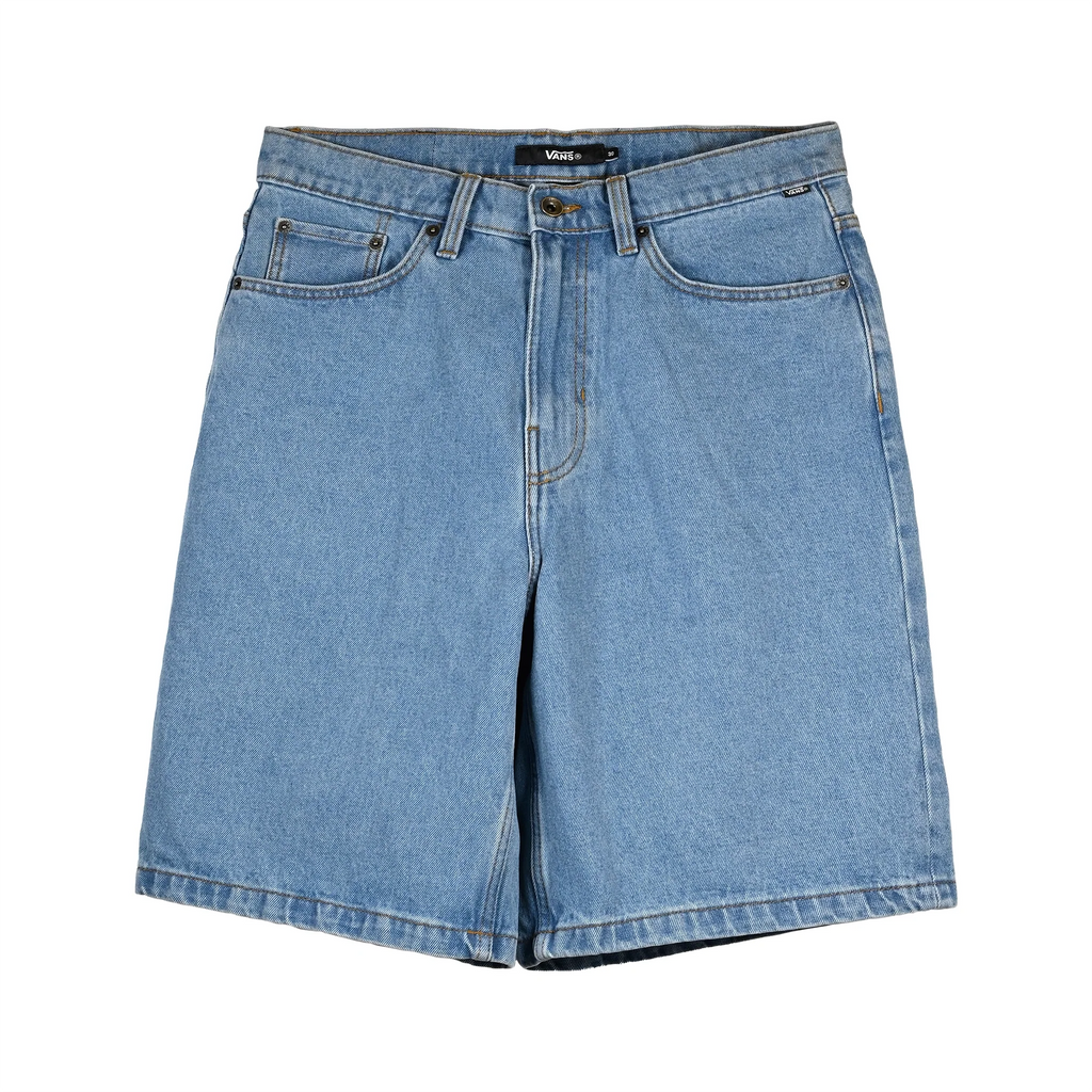 VANS - Check 5 Baggy Denim Shorts Stonewash