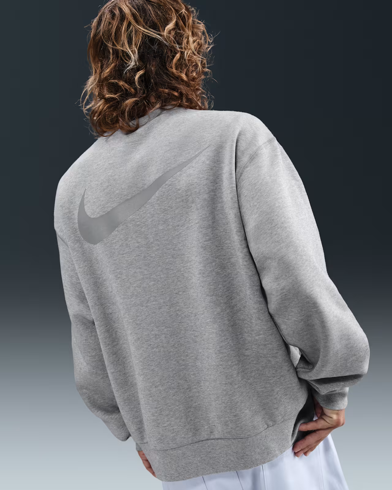 NIKE SB - Koston Fleece Skate Crew Heather Grey