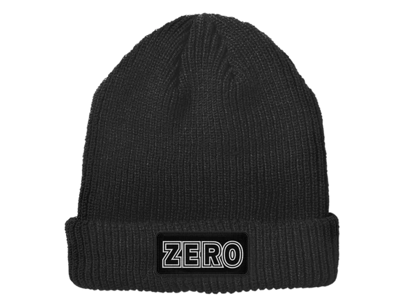 ZERO - Bold Patch Beanie Black