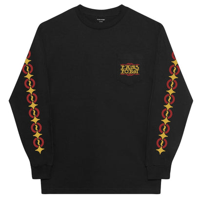 PASS~PORT - Bath House Pocket Longsleeve Tee Black