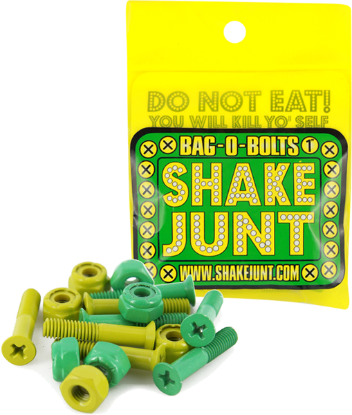 SHAKE JUNT - Bag-O-Bolts Green & Yellow 7/8" Allen