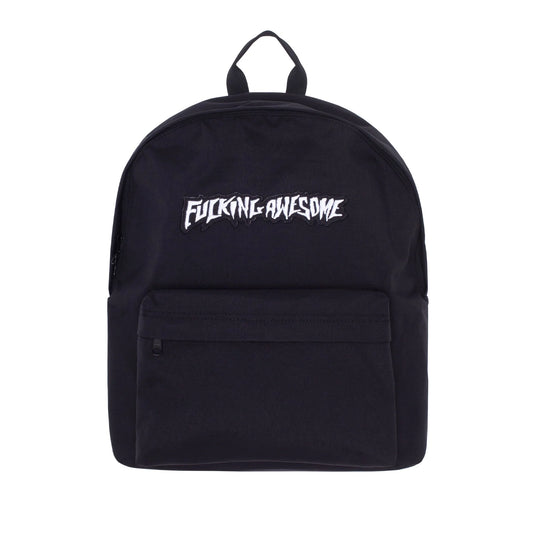 FUCKING AWESOME -  Velcro Stamp Backpack Black