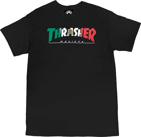 THRASHER - Mexico Revista Tee Black