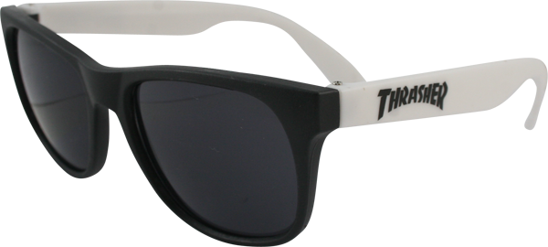 THRASHER - Logo Sunglasses Black/White