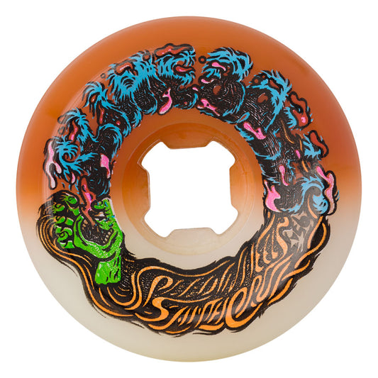 SLIME BALLS - 56mm Hairballs 50-50 White Orange 95a