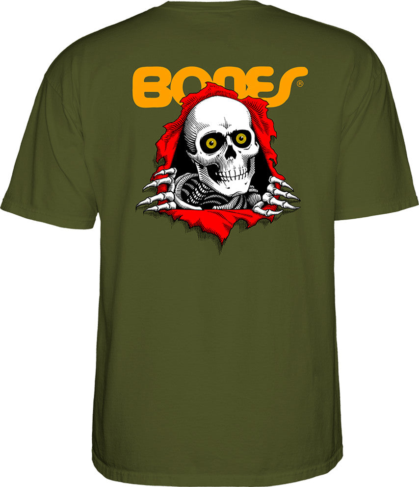 POWELL PERALTA - Ripper T-Shirt Military Green