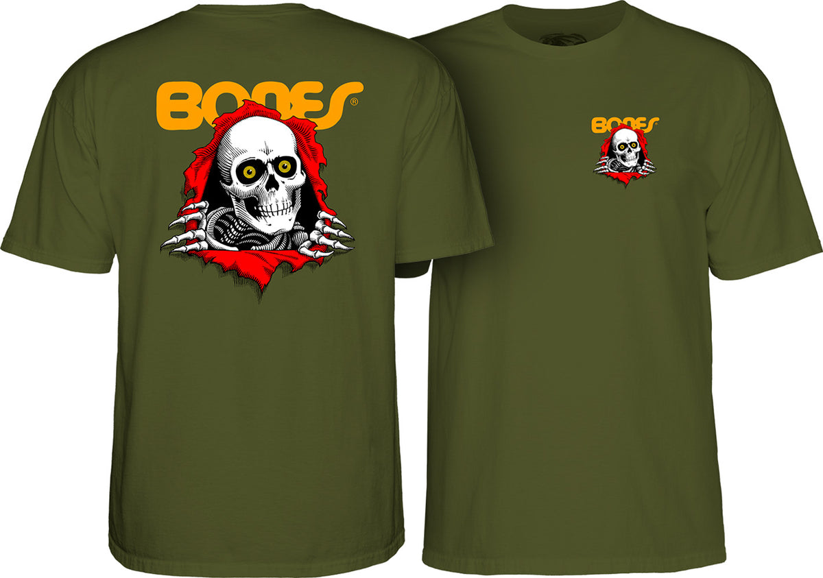 POWELL PERALTA - Ripper T-Shirt Military Green
