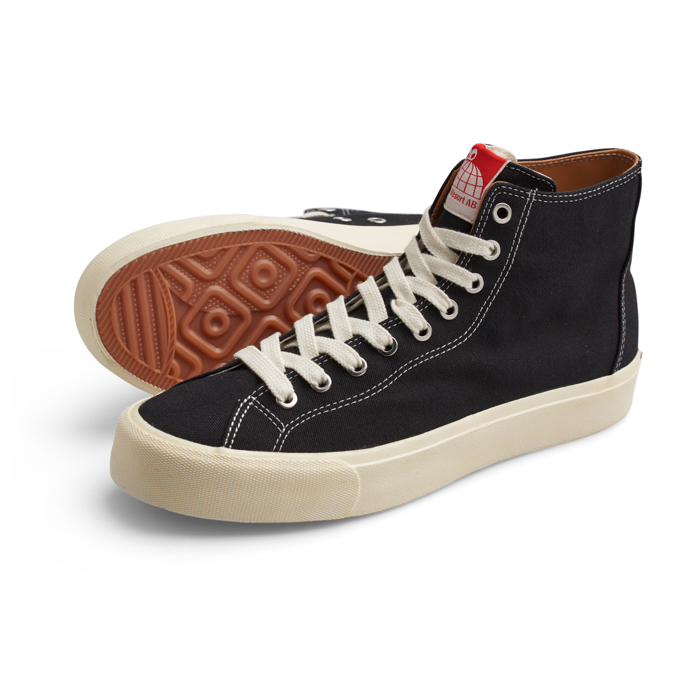 LAST RESORT AB - VM003 Canvas Hi Black/White