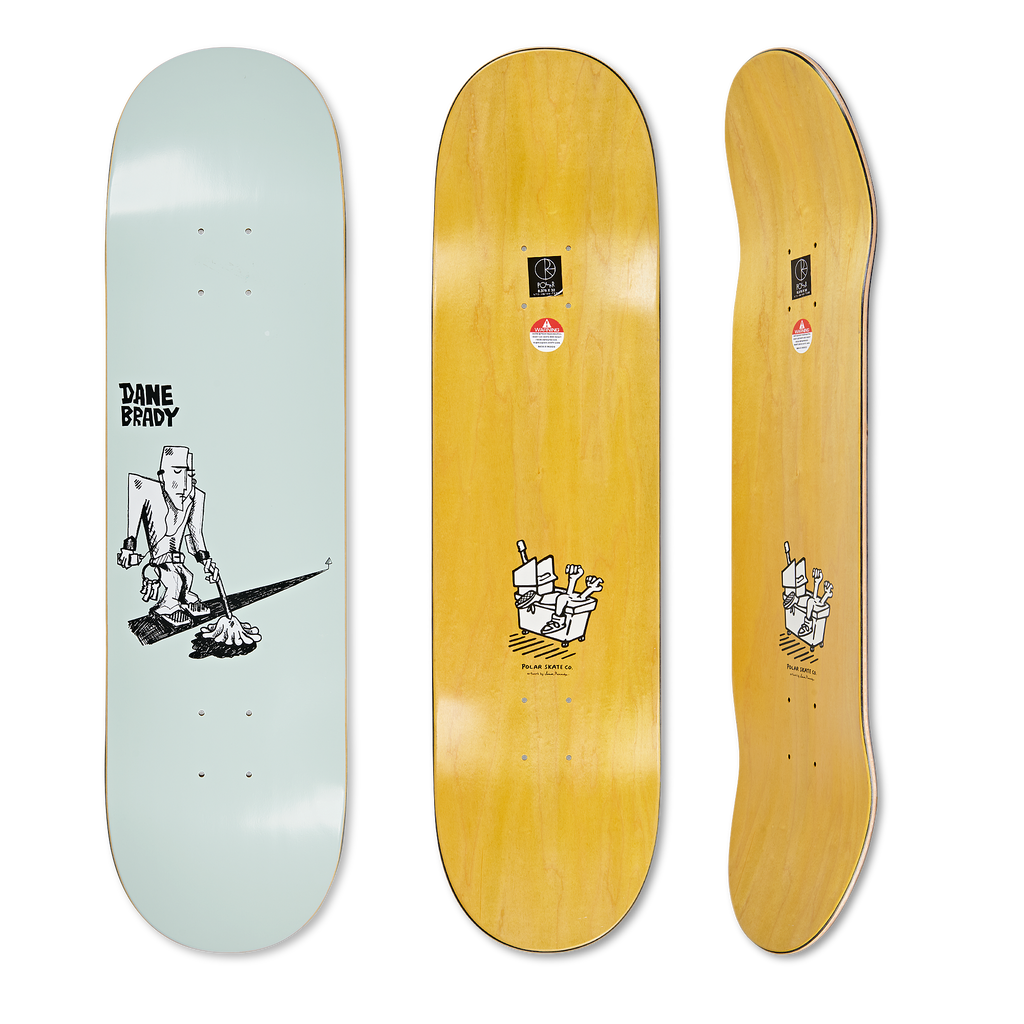 POLAR SKATE CO. - Dane Brady Mopping Green - 8.0
