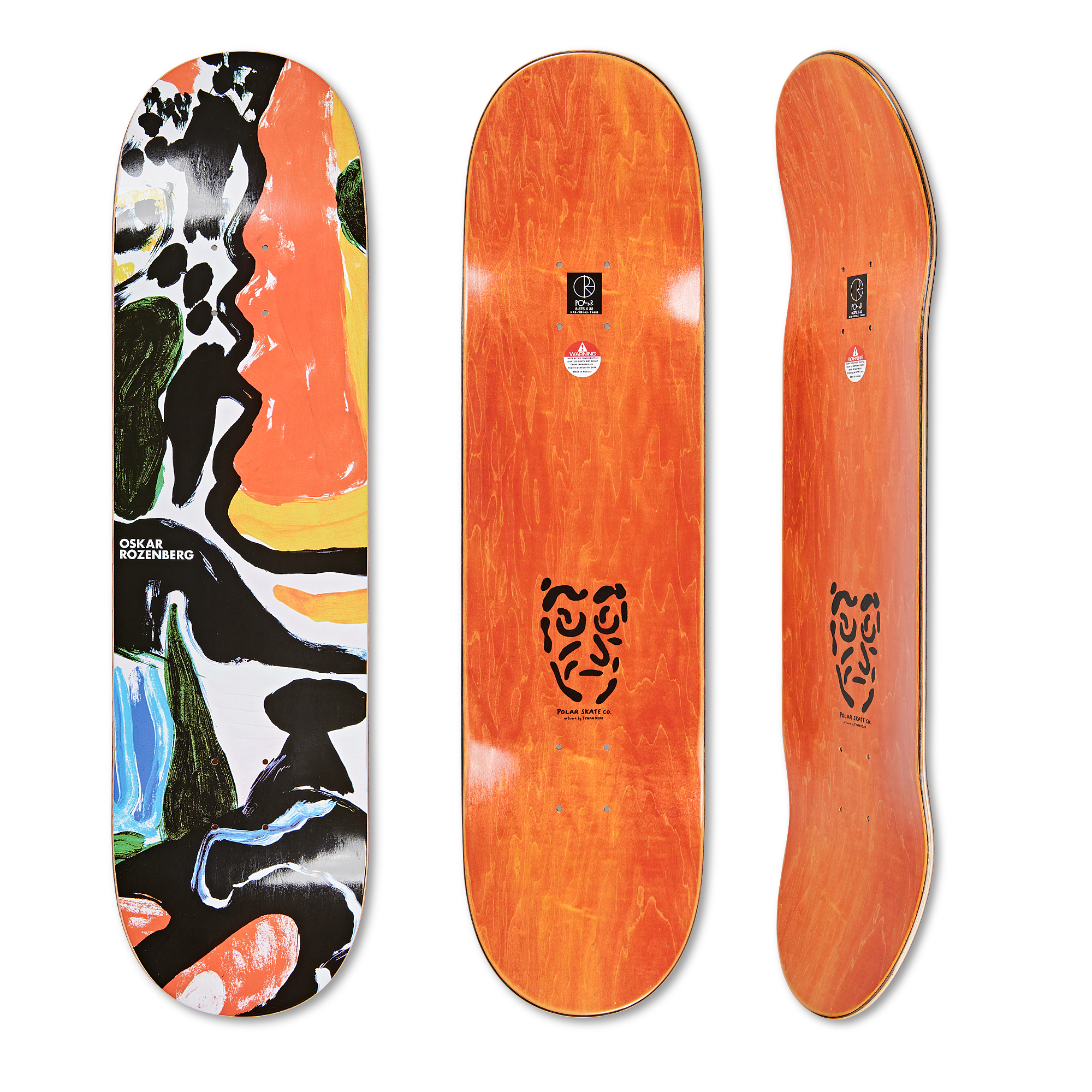 POLAR SKATE CO. - Oskar Rozenberg Facescape - 8.0
