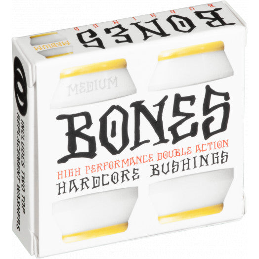 BONES - Hardcore Bushings Medium White/Yellow