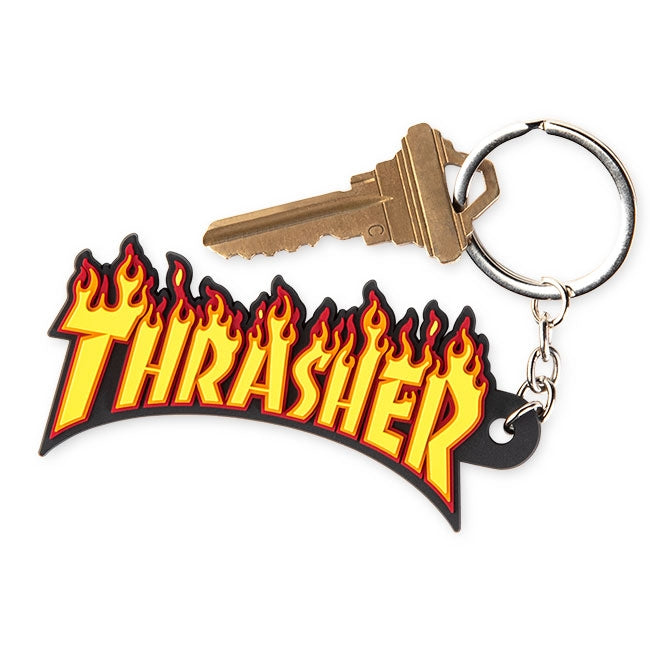 THRASHER - Flame Logo Keychain