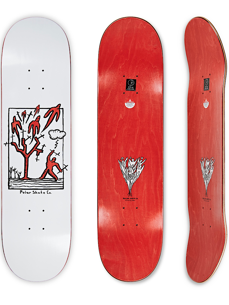 POLAR SKATE CO. - Heaven White - 7.875