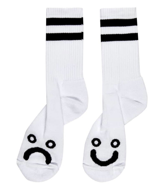 POLAR SKATE CO. - Happy Sad Socks White