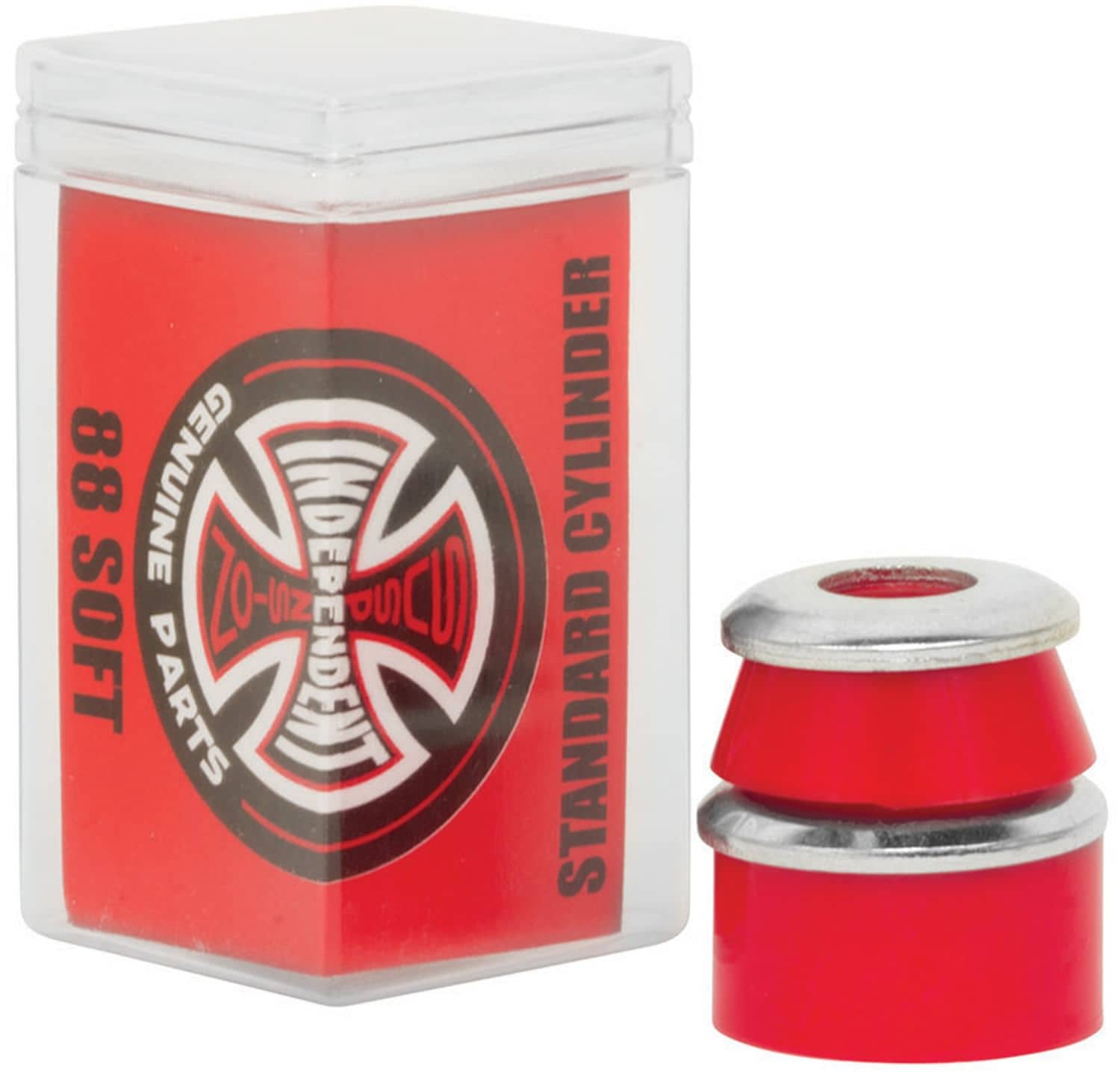 INDEPENDENT - Cylinder Cushions Red 88a