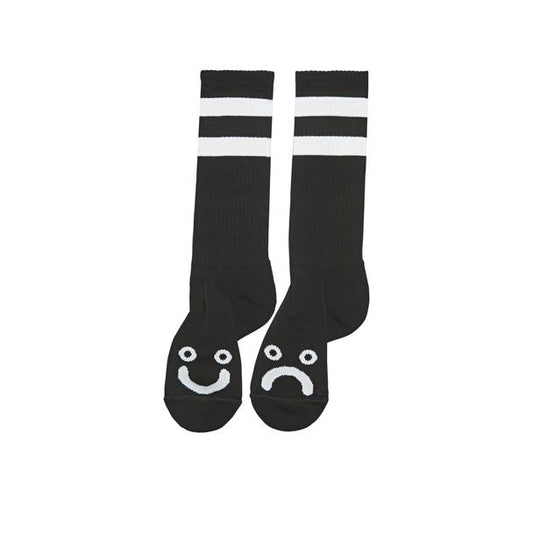 POLAR SKATE CO. - Happy Sad Socks Black